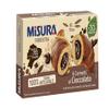 CAIYA Misura Fibrextra Cornetti di Pasta Sfoglia Integrale con Ripieno al Cioccolato Fondente 308g view 1