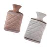 2L Hot Water Bag with Cover,Hot Water Bottle,Warm Water Bottle for Bed,Classic Rubber Hot Water Bag,for Hot and Cold Therapy, Pain Relief, Muscles Sore (Gray) view 3