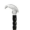 Nickel Silver Nautical Walking Stick Men & Women Canes and Wooden 37 inch Handle Natural Wood Rosewood Stick Best for Gift (DSM) view 2