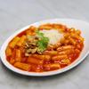 [Dongwon] Authentic Korean Rice Cake Topokki with Creamy Cheese Flavor | Popular Korean Street Food | Easy to Prepare | Delicious and Chewy Snack for Cheese Lovers (8 Bowls) view 4