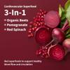 Snap Supplements Heart Beets, Organic Beet Root Powder, Cardiovascular Support Supplement for Men & Women, Beets, Pomegranate, B Vitamins & Red Spinach, Heart Health Support, 30 Servings, Mixed Berry view 2