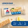 Atkins Lemon Flavored Snack Bar, High Protein Bar, Low Sugar and Low Carb, Keto Friendly Snack, Gluten Free, High in Fiber, Made with Real Almond Butter, 16 Count view 4