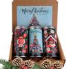 Merry Christmas Tea Gift Set by La Tea Dah, Gourmet Holiday Tea Assortment, 3 Full Sized Tins, Frosted Vanilla Chai Tea, Berry Green Tea, Herbal Gingerbread Tea (36 sachets) view 1