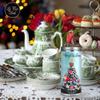 Merry Christmas Tea Gift Set by La Tea Dah, Gourmet Holiday Tea Assortment, 3 Full Sized Tins, Frosted Vanilla Chai Tea, Berry Green Tea, Herbal Gingerbread Tea (36 sachets) view 2