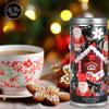 Merry Christmas Tea Gift Set by La Tea Dah, Gourmet Holiday Tea Assortment, 3 Full Sized Tins, Frosted Vanilla Chai Tea, Berry Green Tea, Herbal Gingerbread Tea (36 sachets) view 3