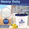 Laundry Detergent Powder Bucket, Low Suds Laundry Detergent Bucket - Lemon Scent- 40 lbs Pail Economical Powdered Detergent Commercial Laundry - for Commercial and Household - 40 Pounds (2 Buckets) view 4