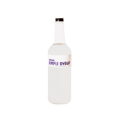 Cheeky Cocktails Simple Syrup, Bar Quality, Pure Cane Sugar, 1:1 ratio, No Artificial Flavors or Preservatives, 750 ml
