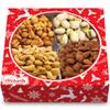 Christmas Nuts Gift Basket for Holiday Season, Premium Mixed Nut Assortment Gift Gourmet Snack Food Present Box, Christmas Gift Basket for Family (4 Sectional) view 1