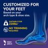 Dr. Scholl's Custom FiT Comfort  Plantar Fasciitis Insoles, Orthotics Shoe Inserts with Arch Support for Men & Women, Suitable for 220+ lbs, Stay on Your Feet All-Day with Optimum Cushioning, CF560 view 2