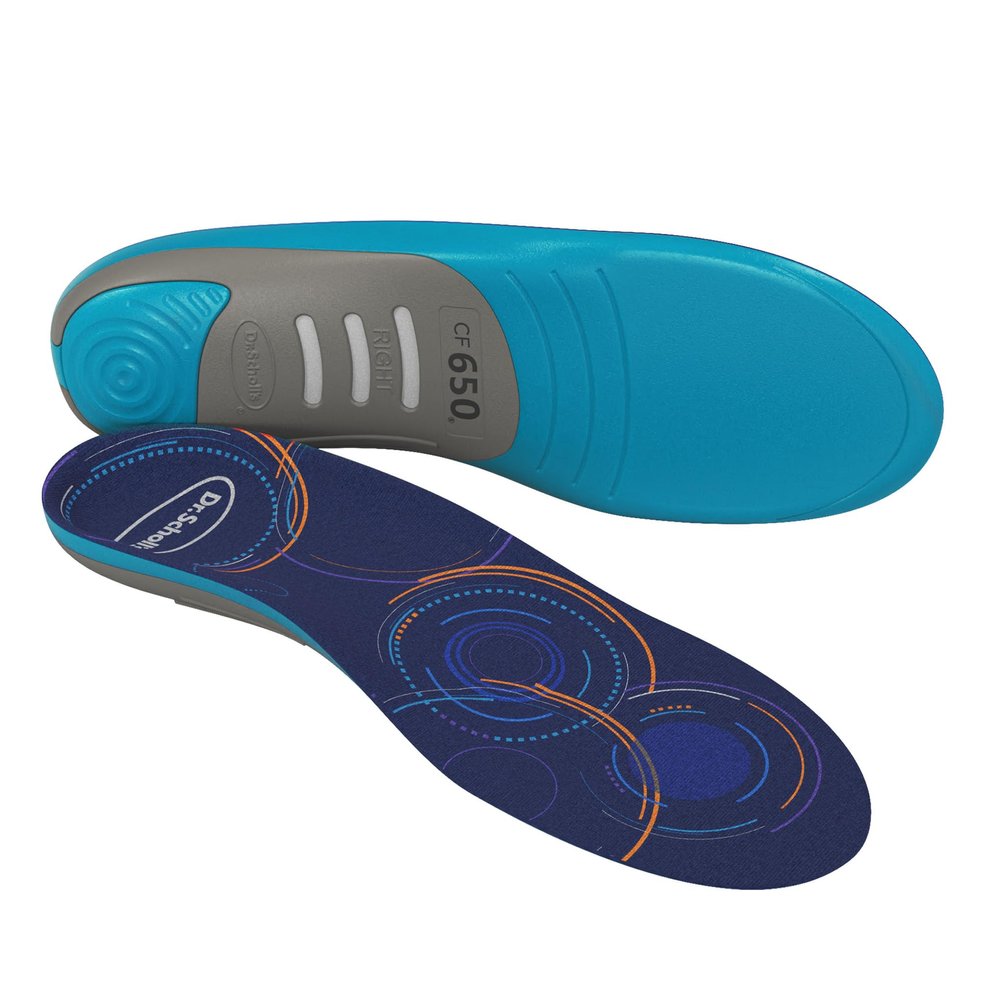 Dr. Scholl's Custom FiT Comfort Plantar Fasciitis Insoles, Orthotics Shoe Inserts with Arch Support for Men & Women, Suitable for 220+ lbs, Stay on Your Feet All-Day with Optimum Cushioning, CF650