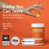 Create Creatine Monohydrate Gummies for Men & Women, Boost Focus, Strength, and Endurance, Anti-Melting Formula, Vegan, Gluten-Free, Non-GMO, 1.5g of Creatine per Gummy (Orange) view 4