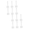 12 Pcs Facial Squeezer Bathroom Toothpaste Squeezer Metal Tube Presser Paint Squeezer Metal Toothpaste Squeezer Toothpaste Rollers clamp dye Cream Pigment view 1