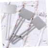 12 Pcs Facial Squeezer Bathroom Toothpaste Squeezer Metal Tube Presser Paint Squeezer Metal Toothpaste Squeezer Toothpaste Rollers clamp dye Cream Pigment view 2