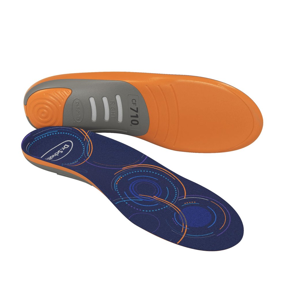 Dr. Scholl's Custom FiT Comfort Plantar Fasciitis Insoles, Orthotics Shoe Inserts with Arch Support for Men & Women, Suitable for 220+ lbs, Stay on Your Feet All-Day with Optimum Cushioning, CF710