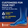 Dr. Scholl's Custom FiT Comfort  Plantar Fasciitis Insoles, Orthotics Shoe Inserts with Arch Support for Men & Women, Suitable for 220+ lbs, Stay on Your Feet All-Day with Optimum Cushioning, CF710 view 2