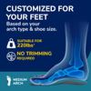 Dr. Scholl's Custom FiT Comfort  Plantar Fasciitis Insoles, Orthotics Shoe Inserts with Arch Support for Men & Women, Suitable for 220+ lbs, Stay on Your Feet All-Day with Optimum Cushioning, CF670 view 2