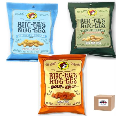 Bucee's The Nuggets Bundle, Bold and spicy, White Cheddar Habanero, White Cheddar