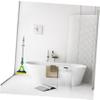 DOITOOL 2sets Aesthetic Plastic Mop Broom Organizers Wall Mount Racks No Drill Required 2pcs*2 view 2