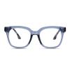 Avaeye Oversized Reading Glasses for Women Men Large Square Frame Readers Trendy Eyeglasses with Spring Hinges (Blue, 3.0) view 1