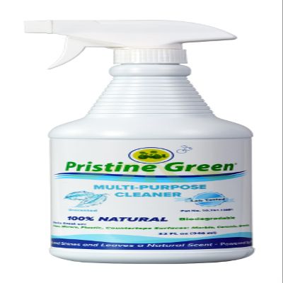 Pristine Green 100% Natural All Purpose Cleaner | Plant based | Biodegradeable | Lab Tested | Patented Formula (Unscented)
