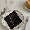 30th Birthday Party Napkins, Pack of 50 Rose Gold Talk Thirty to Me Paper and Black Cocktail Napkins, Dirty 30 Party Decorations Beverage Paper Napkins, 3-Ply view 2