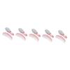 Healifty 5sets Massage Brush and Comb Kit for Newborns Soft Bristles Gentle Scalp Care for Grooming Pink view 1