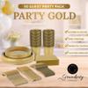 Grandipity Disposable Plastic Dinnerware Sets for Parties (350 pcs) view 2