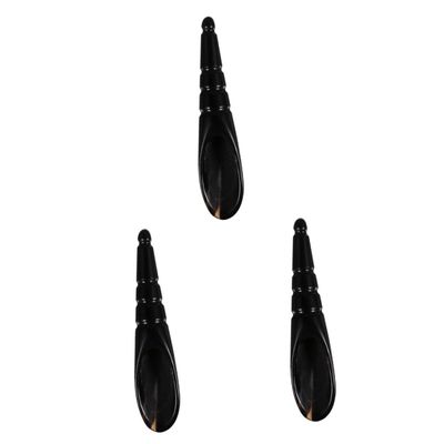 Healifty 3pcs Horn Scraping Tube Ergonomic Muscle Relief Tool for Skin Care Unique Spa Accessory for Deep Tissue Massage Relaxation