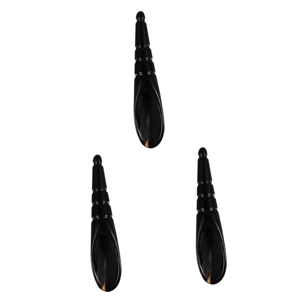 Healifty 3pcs Horn Scraping Tube Ergonomic Muscle Relief Tool for Skin Care Unique Spa Accessory for Deep Tissue Massage Relaxation