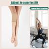 2PCS Calf Oil Pack Set, Washable Reusable Essential Oil Wrap, Organic Essential Oil Compression Wrap with Adjustable Elastic Strap for Arm Knee Calf (Khaki) view 4