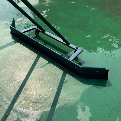Aluminum Water Remover Cart Floor Squeegee for Tennis Court Squeegee Hard Floor/Deck/Patio/Outside/Indoor, Heavy Duty Rainwater Sweeper, Replacement EVA Blade (Color : 1 pack Court squeegee)