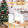 15Pack Gift Boxes with Lids, 10.6x7.8x3.1 Inches Bridesmaid Proposal Boxes with Ribbon, White Gift Boxes for Presents,Kraft Paper Boxes for Wedding Christmas Birthday Baby Shower Party view 4