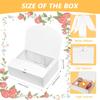 12Pack White Gift Boxes with Lids, 129.83.1 Inch Gift Box with Ribbon, Elegant Bridesmaid Proposal Box for Wedding, Birthday, Party, Christmas, Bridesmaid, Graduation view 3