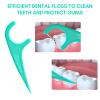 FAMILIFE Individually Wrapped Floss Picks, 100PCS Mint Dental Floss Cleaner, Tooth Picks Flossers with Portable Individual Packaging, Toothpicks Helps to Fight Tooth Decay and Keep Your Teeth Clean view 3