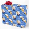 M YESCUSTOM Personalized Christmas Xmas Wrapping Paper Customize Photo Text Gift Wrapping Paper for Kids Family Friends(25 Colors) view 1