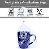 OYAVISR Clear Candy Bags 100pcs 7X12 Cellophane Treat Bags Party Favor Bag Goodie Cake Pop Gift Apple Cello for Gift Baskets Bakery Cookie with Ties view 3
