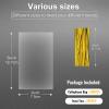 OYAVISR Clear Candy Bags 200pcs 3X5 Cellophane Treat Bags Party Favor Bag Goodie Cake Pop Gift Apple Cello for Gift Baskets Bakery Cookie with Ties view 2
