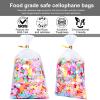 OYAVISR Clear Candy Bags 200pcs 3X5 Cellophane Treat Bags Party Favor Bag Goodie Cake Pop Gift Apple Cello for Gift Baskets Bakery Cookie with Ties view 3