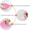 XYWHPGV Gel Metatarsal Pad for Women and Men, Silicone Pads for Foot Balls, High Heel Inserts, Sticky Insoles, Fan Shape, 2 Pairs Clear(042 view 4