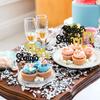 12Pcs Scorpio cake topper, Big Scorpio Energy/Scorpio Season Cake Decor, 12 constellation October December Birthday Cupcake Decoration, Horoscope Astrology Birthday Party Supplies, Black Glitter view 3