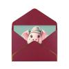 ZISHAK Cute Pig Radiant Gratitude Cards-Wedding,Friendship,Anniversary Greeting Cards For Moments That Matter view 1