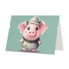 ZISHAK Cute Pig Radiant Gratitude Cards-Wedding,Friendship,Anniversary Greeting Cards For Moments That Matter view 3