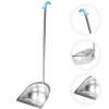 Stainless Steel Trash Shovel Dust Pan Dustpan with Long Handle Cleaning Supplies Home Dustpans Stainless Steel Sweeper view 2