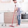 Stainless Steel Trash Shovel Dust Pan Dustpan with Long Handle Cleaning Supplies Home Dustpans Stainless Steel Sweeper view 3