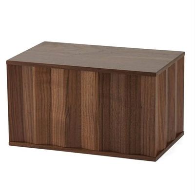 At Peace Memorials Lakeland Walnut Urn for Ashes 200 Cubic Inches
