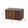 At Peace Memorials Lakeland Walnut Urn for Ashes 200 Cubic Inches view 2