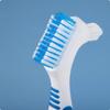AmeriCan Goods 4 Pcs Denture Toothbrushes with Denture Retainer Bath with Lid, Double Sided Denture Brushes 4 Assorted Colors Denture Kit view 4