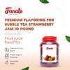Fanale Premium Flavoring Jam for Bubble Tea | Strawberry Flavor Fruit Jam | for Boba Tea, Smoothies Paste, Slushes, Desserts | 10 pound | JAM001 view 3