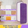 16.5 Inch Reusable Mop Pads Microfiber Spray Mop Replacement Heads for Wet/Dry Mops Compatible with Bona Floor Care System (6 Pack) view 4