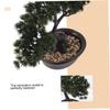 1pc Simulated Welcoming Pine Bonsai Lifelike Artificial Plant for Home Decoration Easy Maintenance for Indoor Spaces Like Hotels Clubs and Restaurants view 2